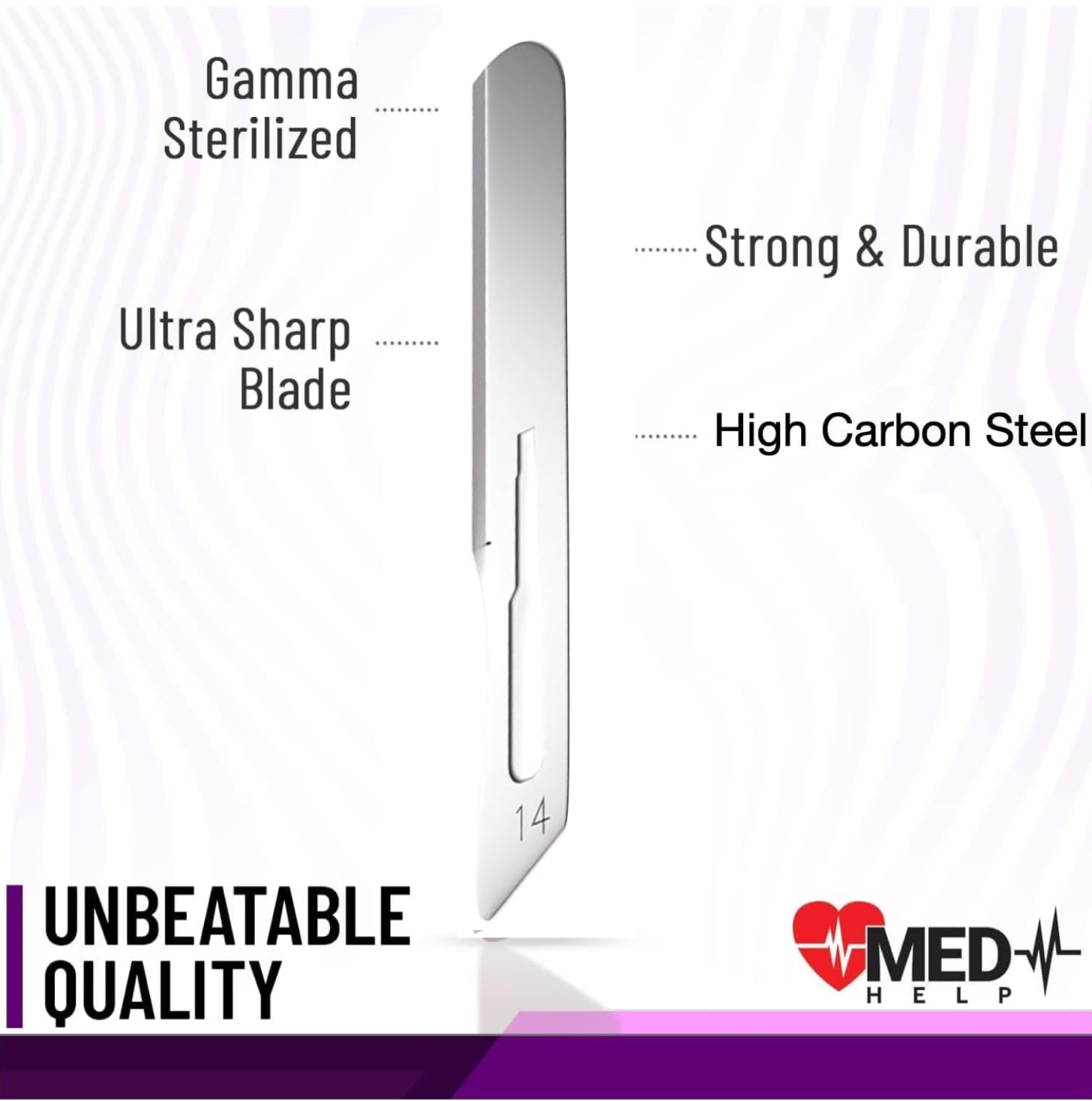 14R Blades Dermaplaning Scalpels with Dermaplane Handle, Pack of 21 Dermaplane Razor for Women Face with Stainless Steel Scalpel Handle 3 - Dermaplaning Tool for Face - Image 3