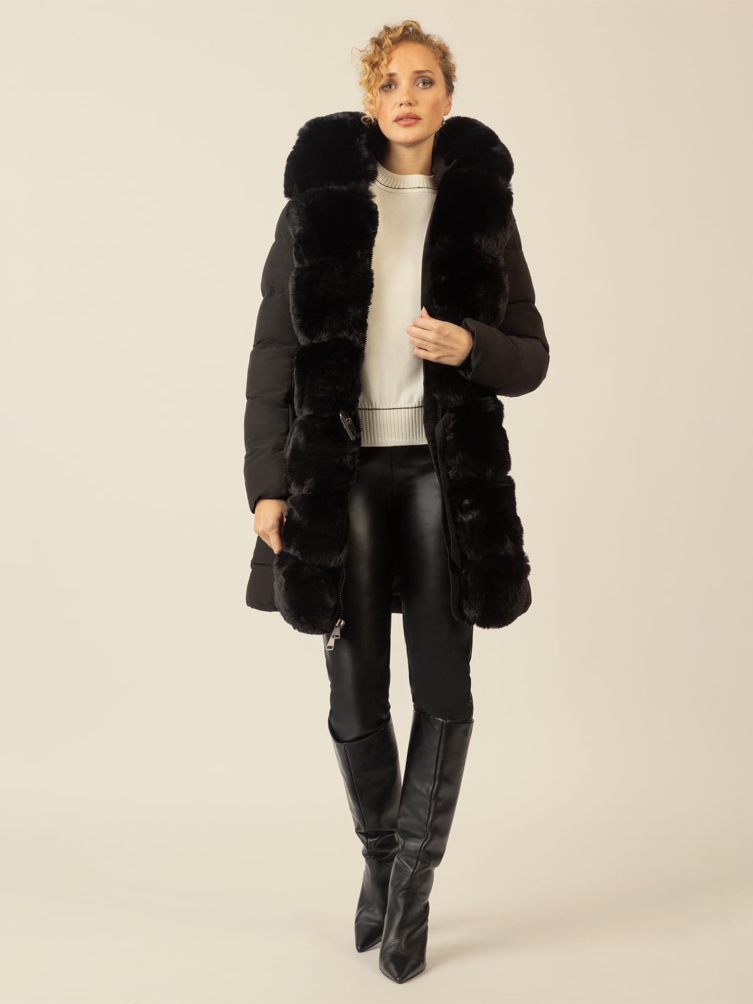 APART Fashion Damen Winterjacke Winterjacke (1er Pack)