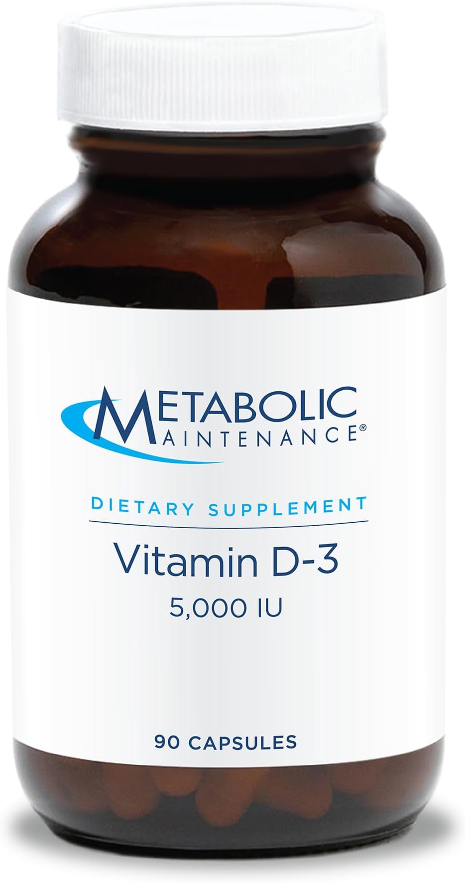 Vitamin D3 5000 IU - Delivers 125 mcg Vitamin D3 - Supports Bone Strength, Immune Balance & Mood Wellness - 90 Servings - 90 Capsules