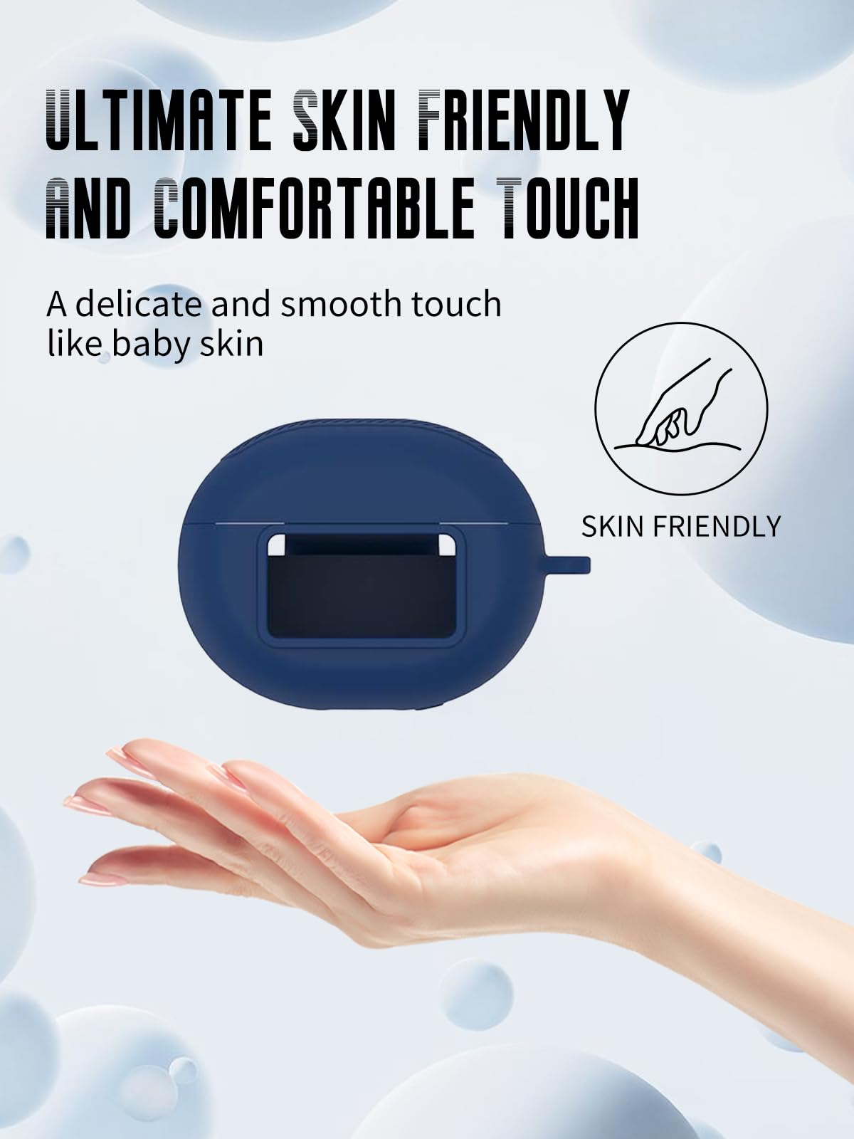 Amazon | TOZO NC20 Pro/NC20イヤホン用厚手ケース、FJIASTB ソフト