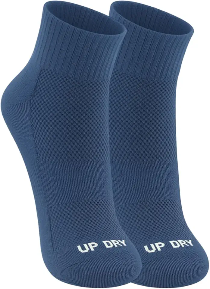 Meia Performance Esportiva Cano Médio Up Dry Anti Bolha Anatômica Academia Caminhada Corrida Bike