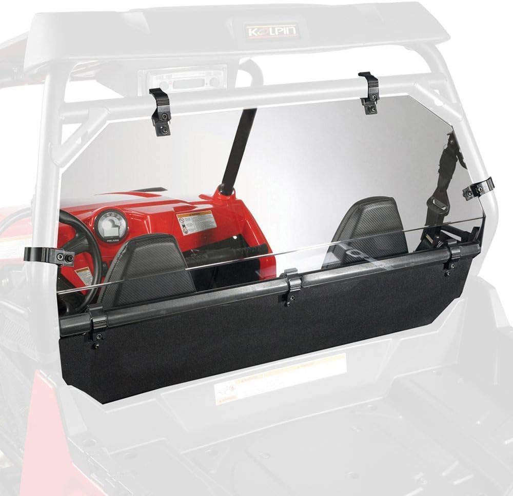 Kolpin UTV WINDSHIELD - REAR PANEL - POLARIS® RZR® - 2726, Clear