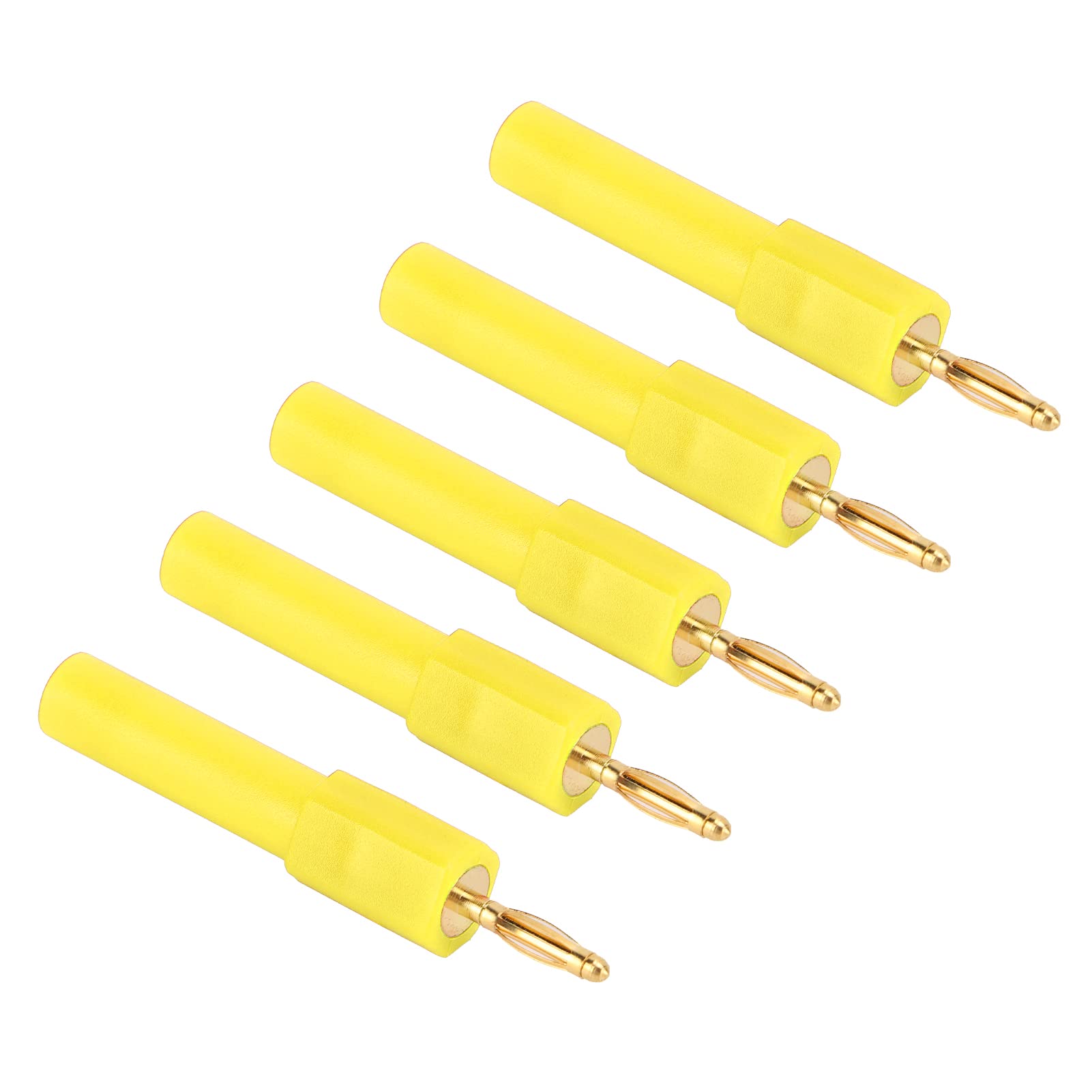 TARSHYRY 5 Stuks Hoogwaardige Bananenstekkerconnectoren, 2 Mm Naar 4 Mm