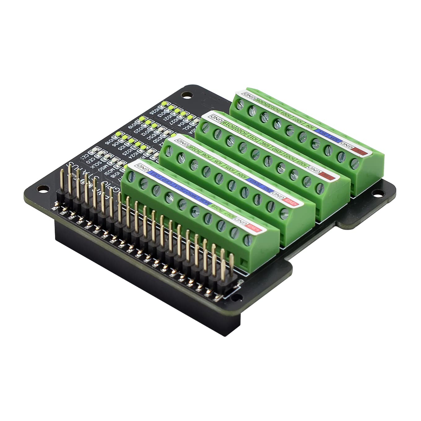 DollaTek GPIO Expansion Board Breakout GPIO Screw Terminal Hat for Raspberry Pi — view 2