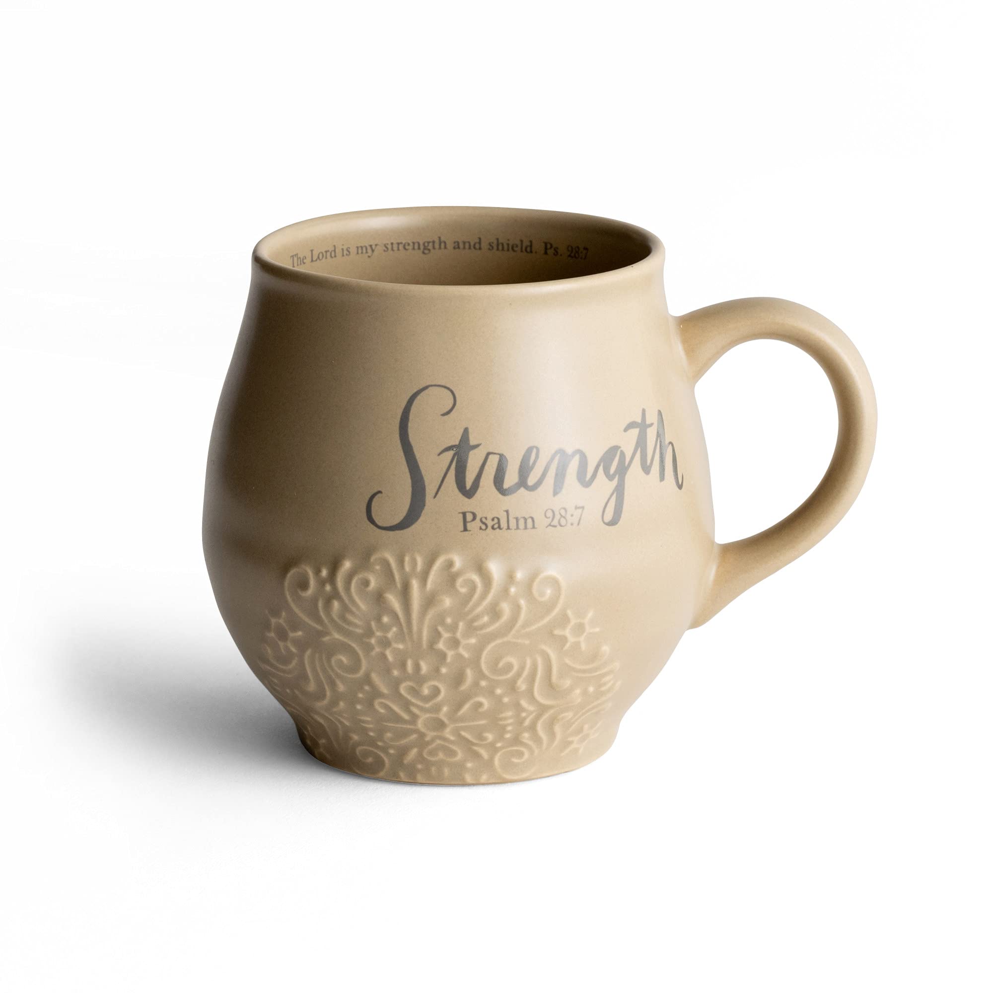 DaySpringStoneware Mug - Strength - Psalm 28:7