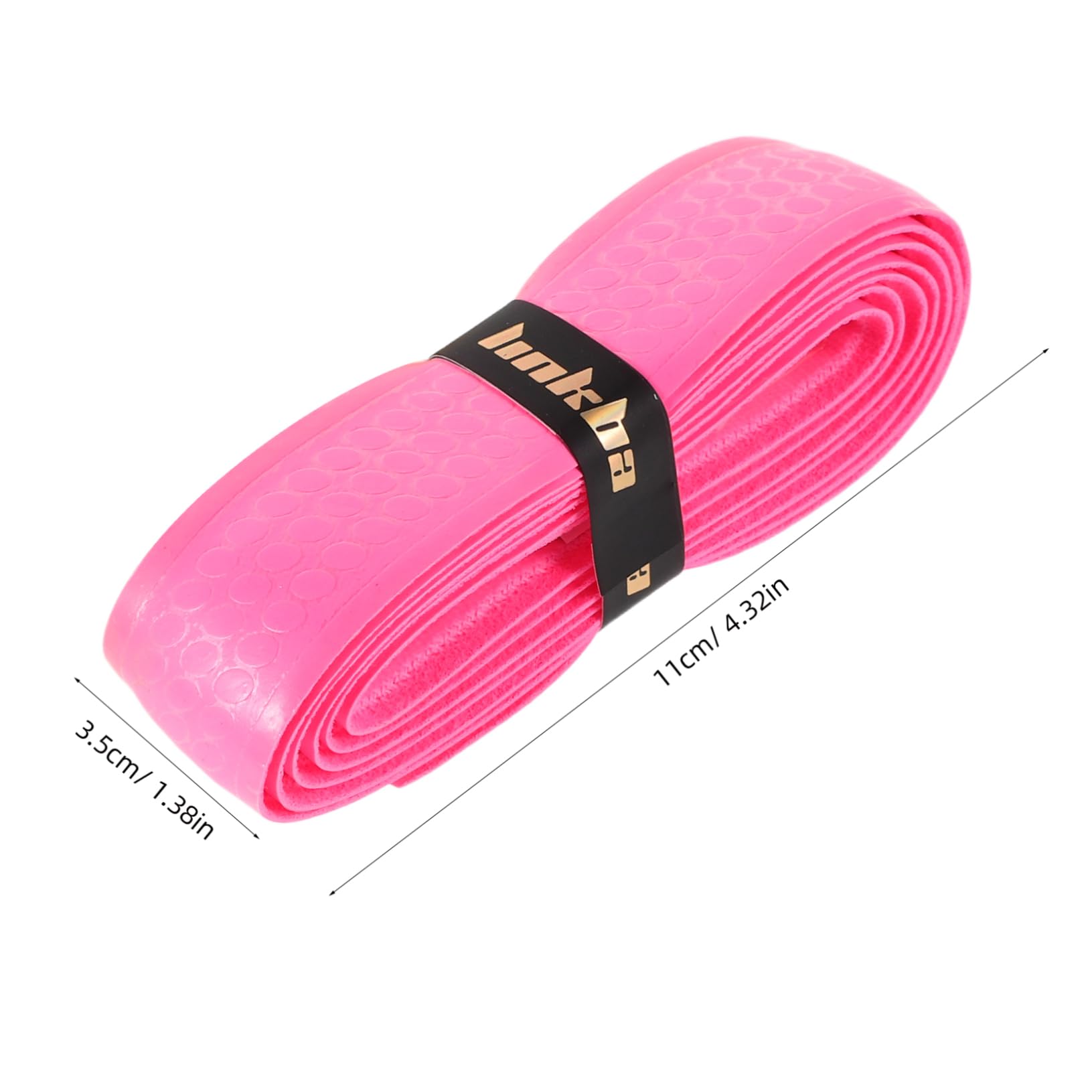 Happyyami 2Pcs Tennis Grip Band Thickened Overgrip for Badminton Squash Rackets High Performance Sweat Absorption Durable Wear Resistant Design for Enhanced Stability