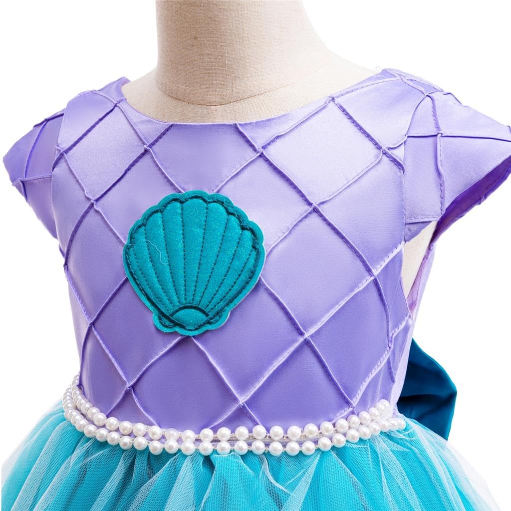 Lito Angels Girls Mermaid Princess Fancy Dress Gown Costume Age 9-10 Years Kids - Image 4