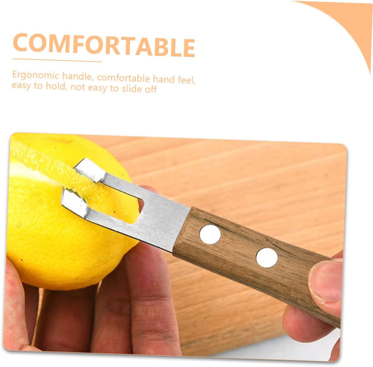 3 Pcs Stainless Steel and Wood Cheese Grater Set for Kitchen Use