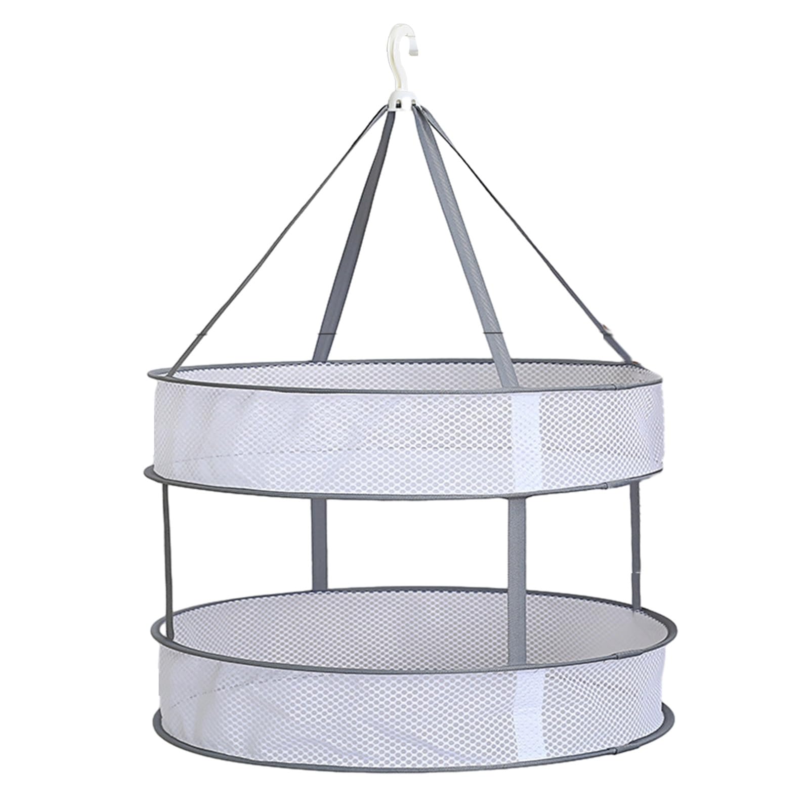 Foldable Mesh Clothes Drying Rack Hanging Sweater Delicate Garments Dryer Net Lay Flat Collapsible Laundry
