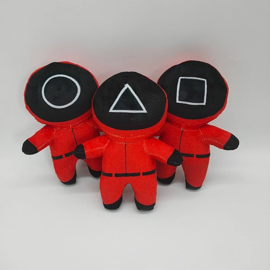 Amazon.co.jp: イカゲーム ぬいぐるみ 兵士の人形 韓国イカ
