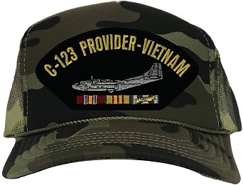 Military Productions C-123 Provider Vietnam War Camo Mesh Cap