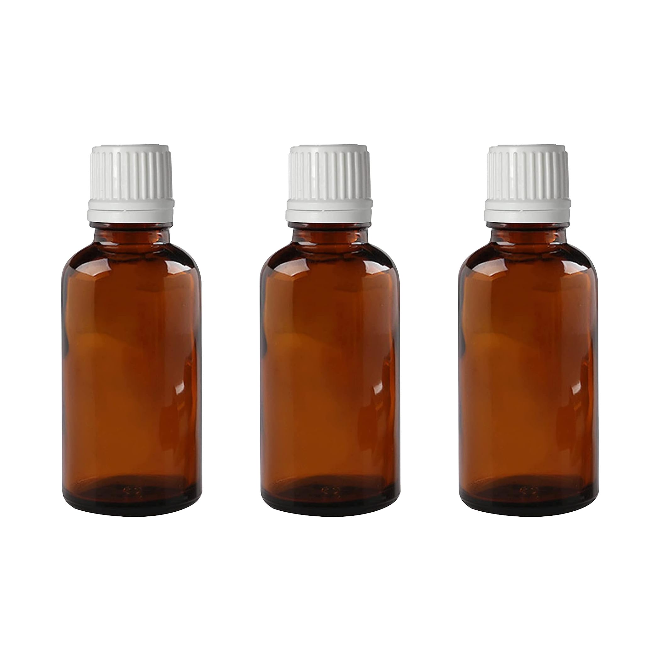 Zoka Amber Round Empty Glass Bottle 30 ml (Pack Of 3) with Euro Dropper and White Cap Refillable, Reusable for Essential Oils, Blends, Diy Perfumes, Homeopathy And Medicine-image-11