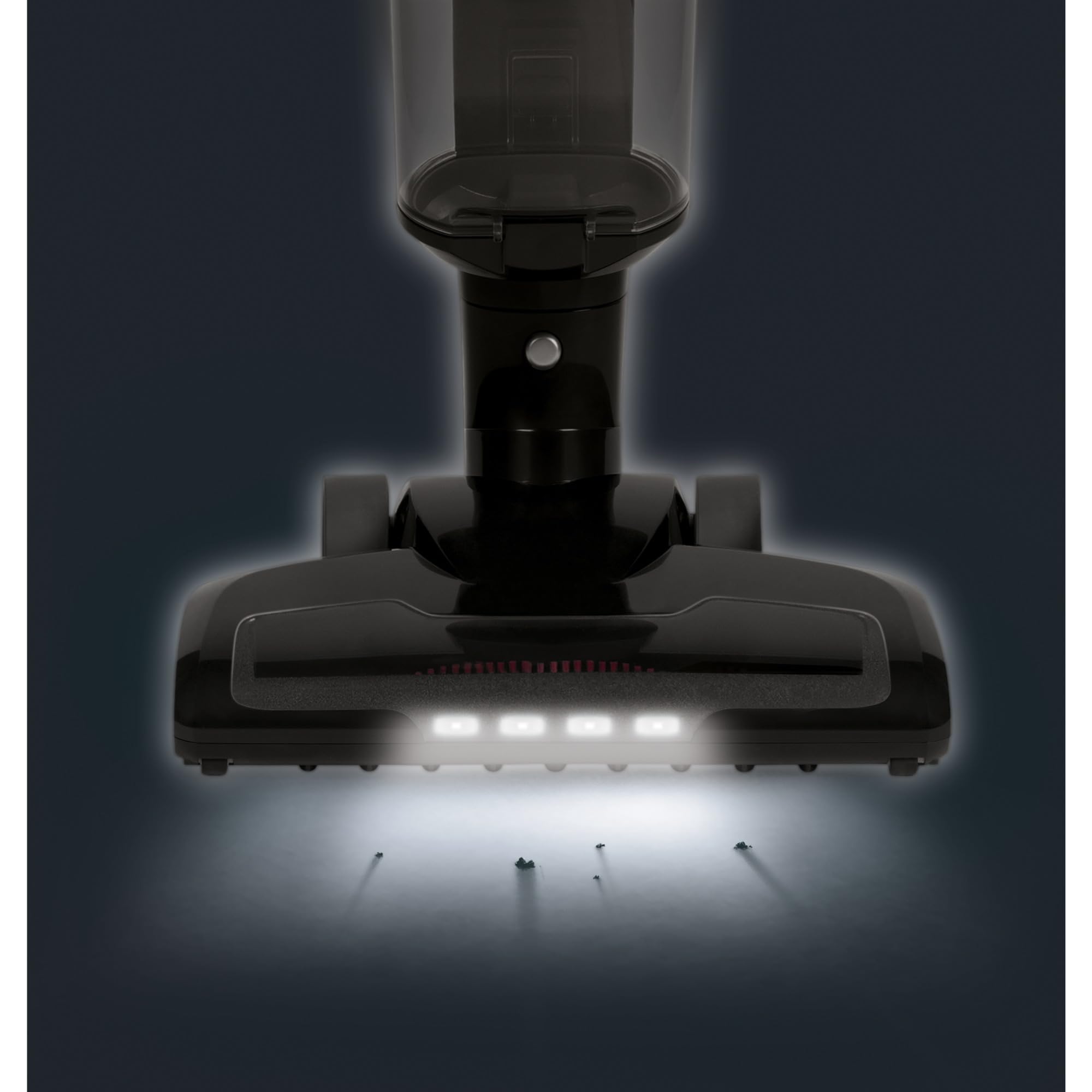 Rowenta Air Force Light Scopa Elettrica Senza Filo, 0.65 Litri, 80 Decibel, 2 velocità, Luci LED, Ultraleggera, Tecnologia CiclonicaNero, RH6545