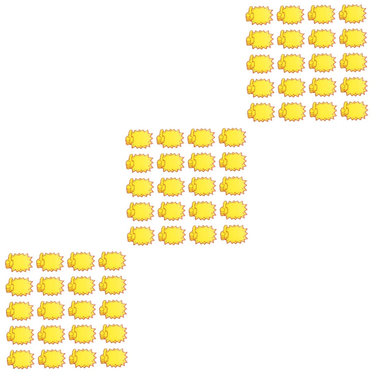 Alipis 300 Pcs Advertising Stickers Black Stickers Phone Stickers Sticker Labels Paper Signs for Retail Store Discount Tag Paper Signs Market Price Tags Shop Price Tags