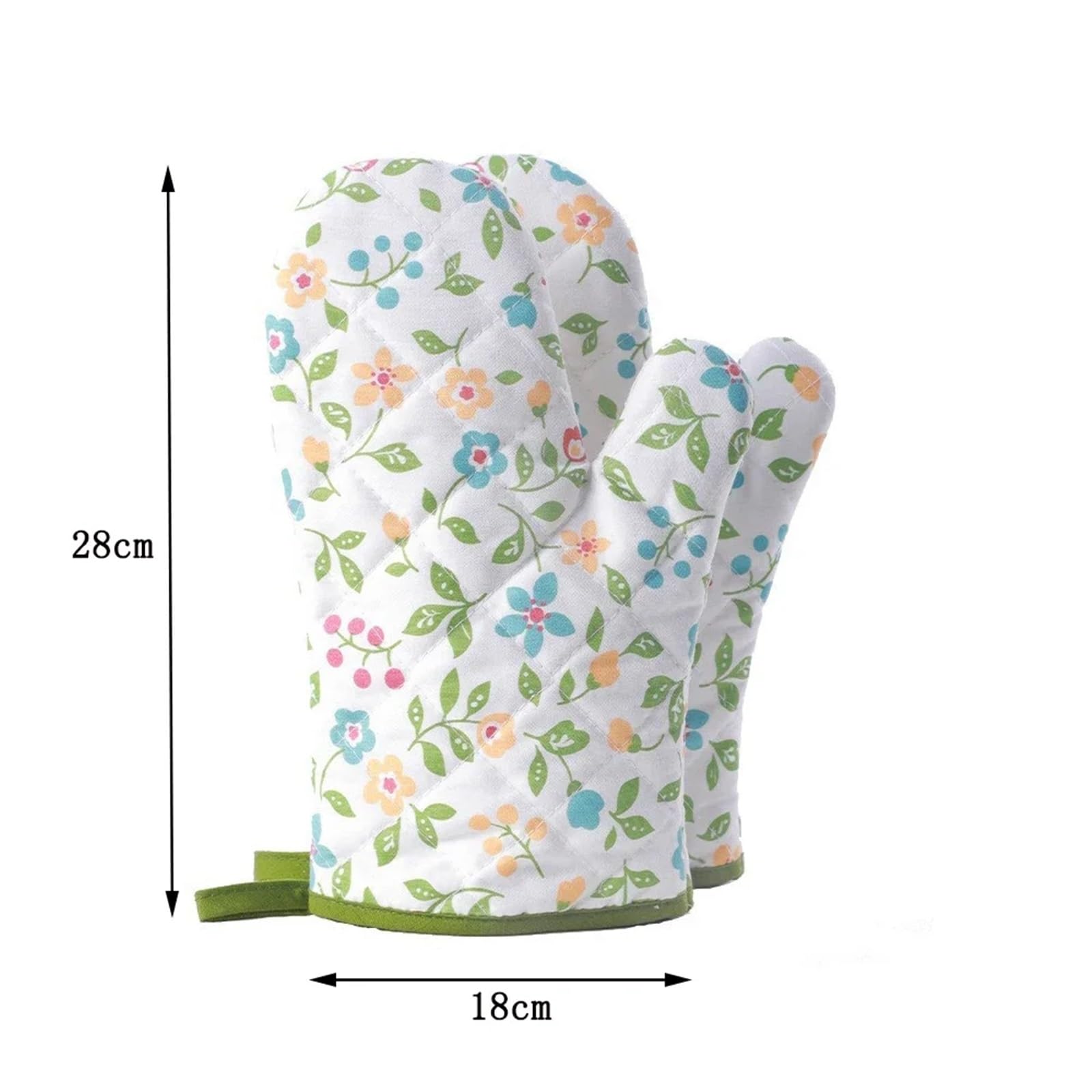 Guanto da forno Cottura isolata Guanti addensati resistenti al calore Terylene antiscivolo antiscottatura Accessori cucina per Cucinare, Grigliare