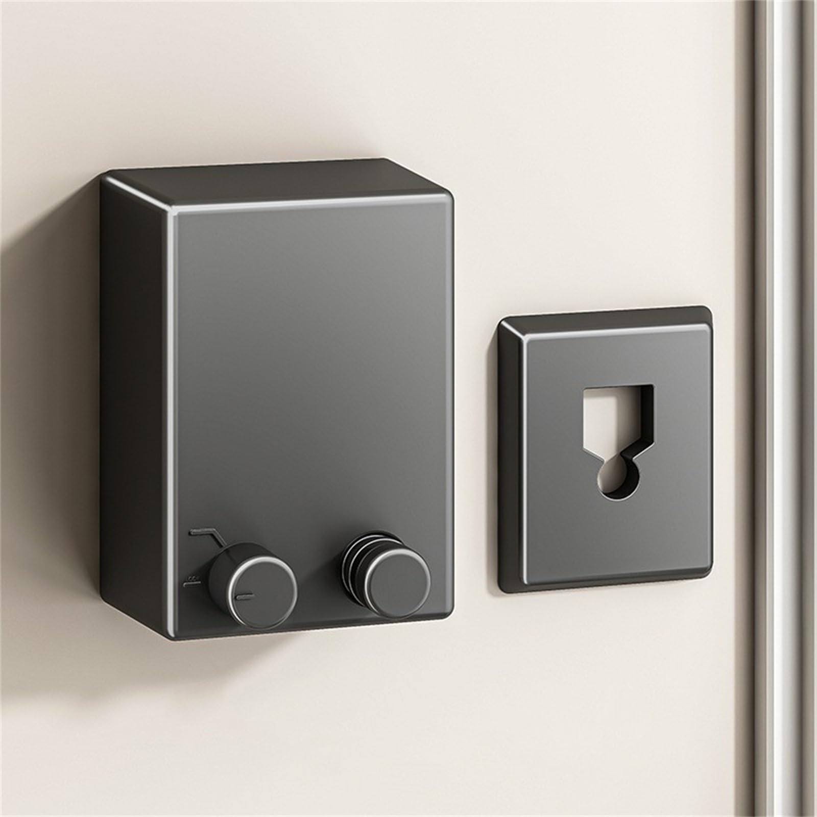 Retractable Clothesline Invisible Clothesline Indoor Retractable for Bathroom, Hotel(Noir)