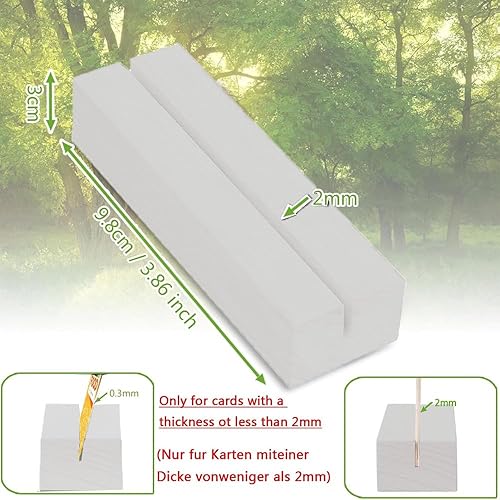 Miniatura 9 de Gipizi 16 soportes de madera para tarjetas de lugar, soporte para tarjetas de fotos de madera para bodas, banquetes y fiestas, soporte de números de