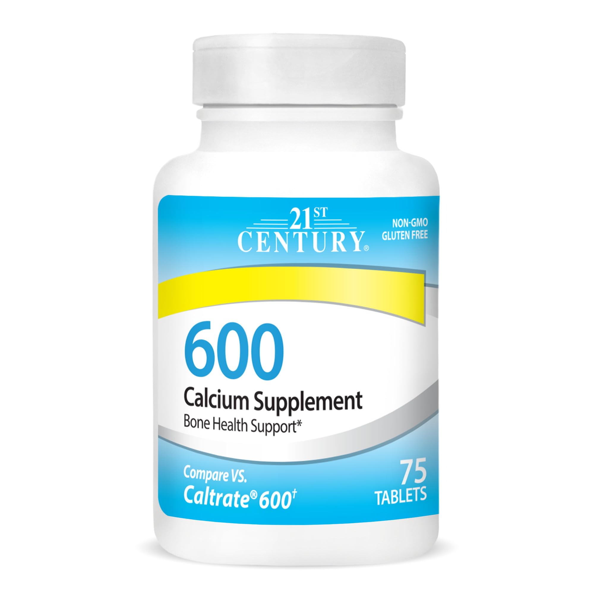 21st CenturyCalcium Supplement, 600 mg, 75 Count