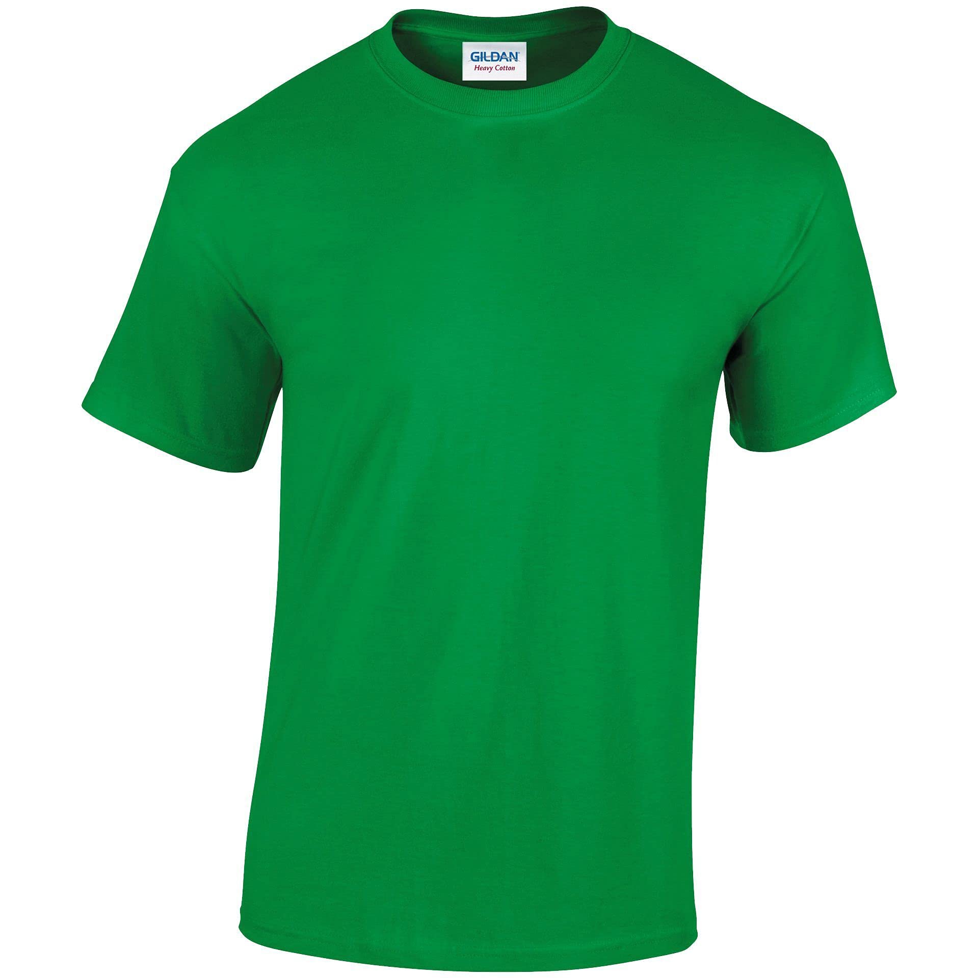 Gildan Unisex Irish Green Adults Heavy Cotton T Shirt (3Xl) (Irish Green)