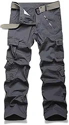 Calça cargo feminina com bolsos para uso ao ar livre, casual, camuflada, militar, combate, trabalho