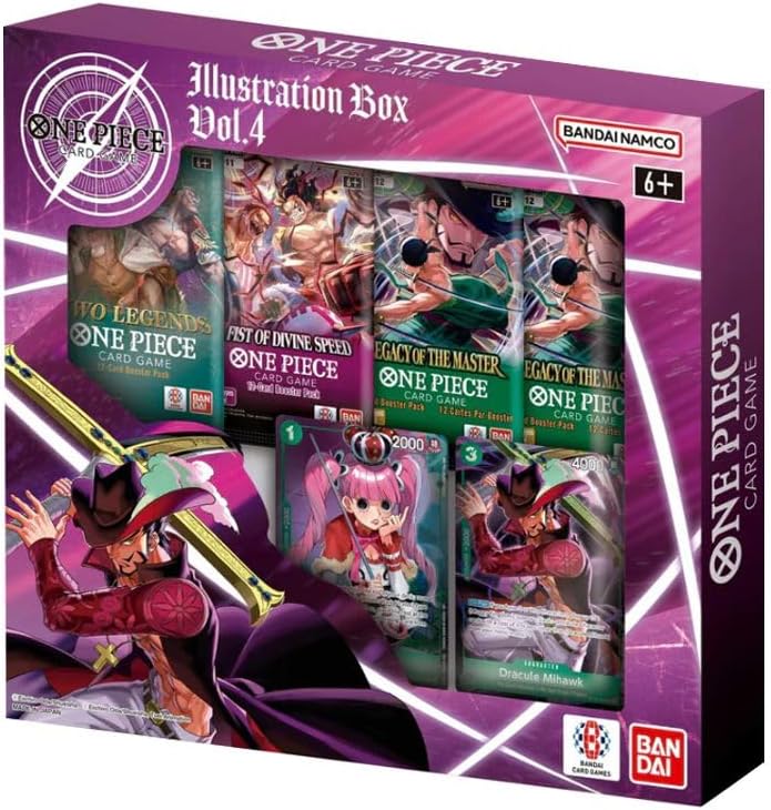 One Piece Card Game Illustration Box Vol.4 in English Top Loader