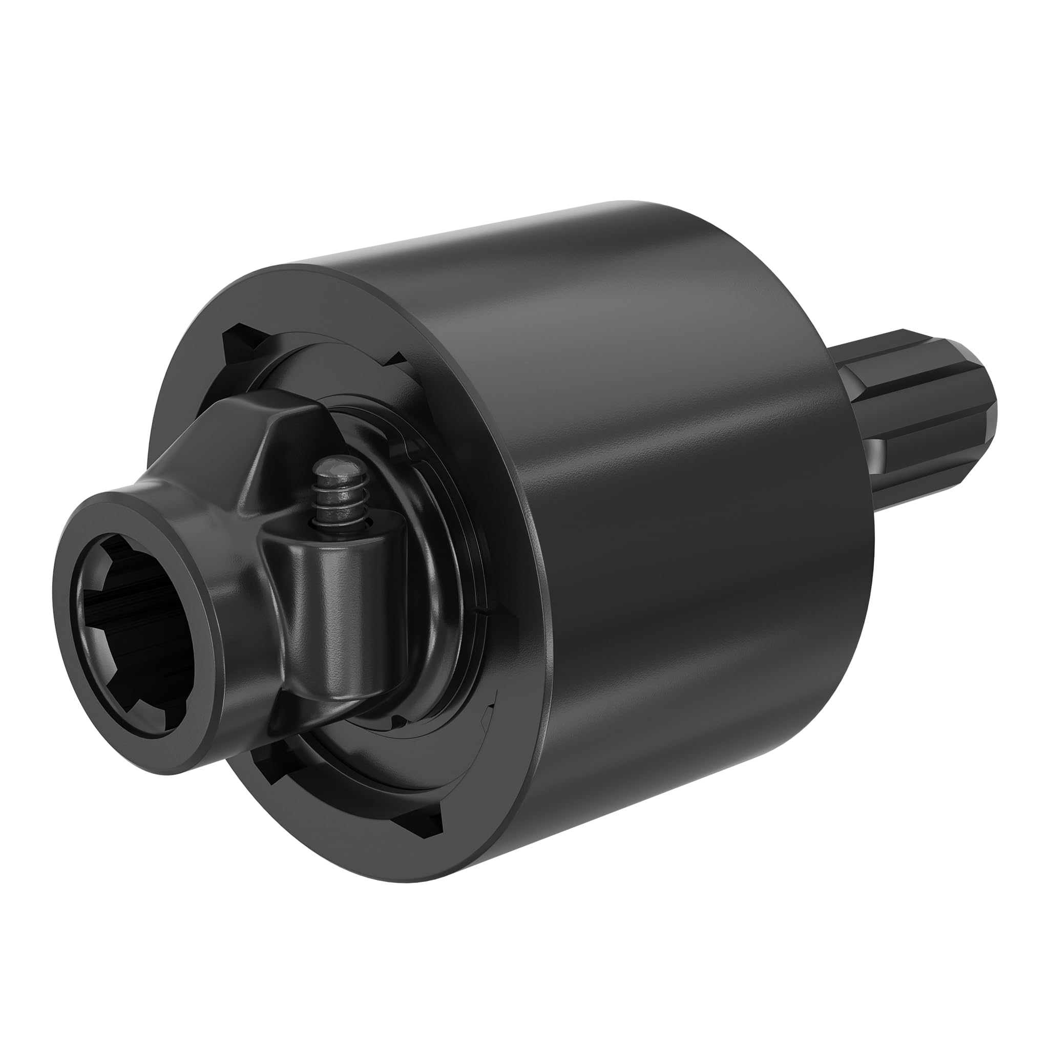 WILTEC Zapfwellen-Freilaufkupplung 220 mm – 1 3/8" AG/IG PTO mit 6 Zähnen