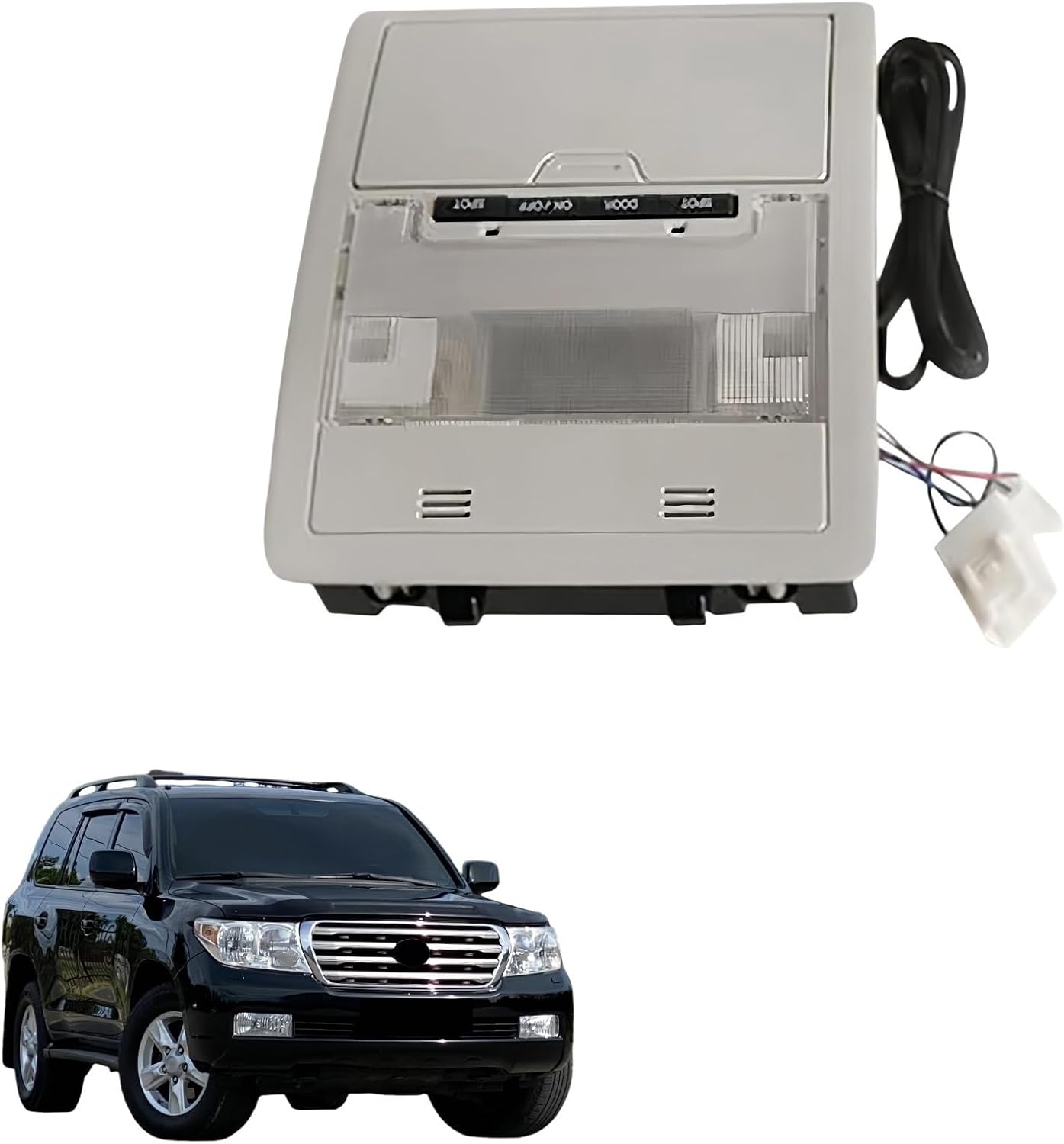 carkus Automotive Overhead Consoles Compatible with Toyota Land Cruiser LC200 200 2008-2020, Console Dome Car Accessories