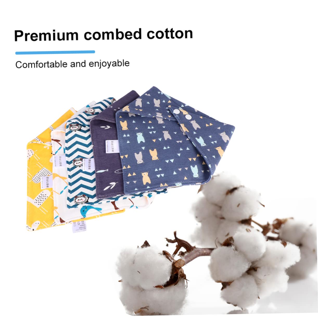 Abaodam 15stücke Saliva Towels Triangular Scarfs Für Neugeborene Kleinkinder Und Mädchen Leicht Und Saugfähig Für Füttern Starkem Sabbern Koreanisches Design