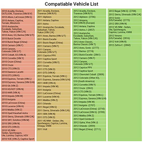 Adaskala EL-50448 Sensor Monitor de Pressão de Pneu Automático, OEC-T5 TPMS Substituição da Ferramen