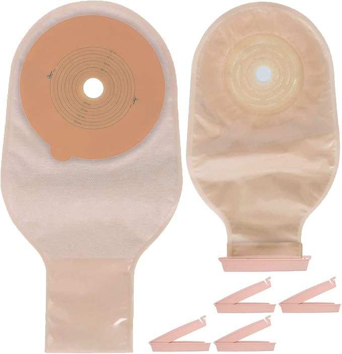 Colostomy Bags for Stoma 20 PCS Ostomy Bag One Piece Drainable Pouches