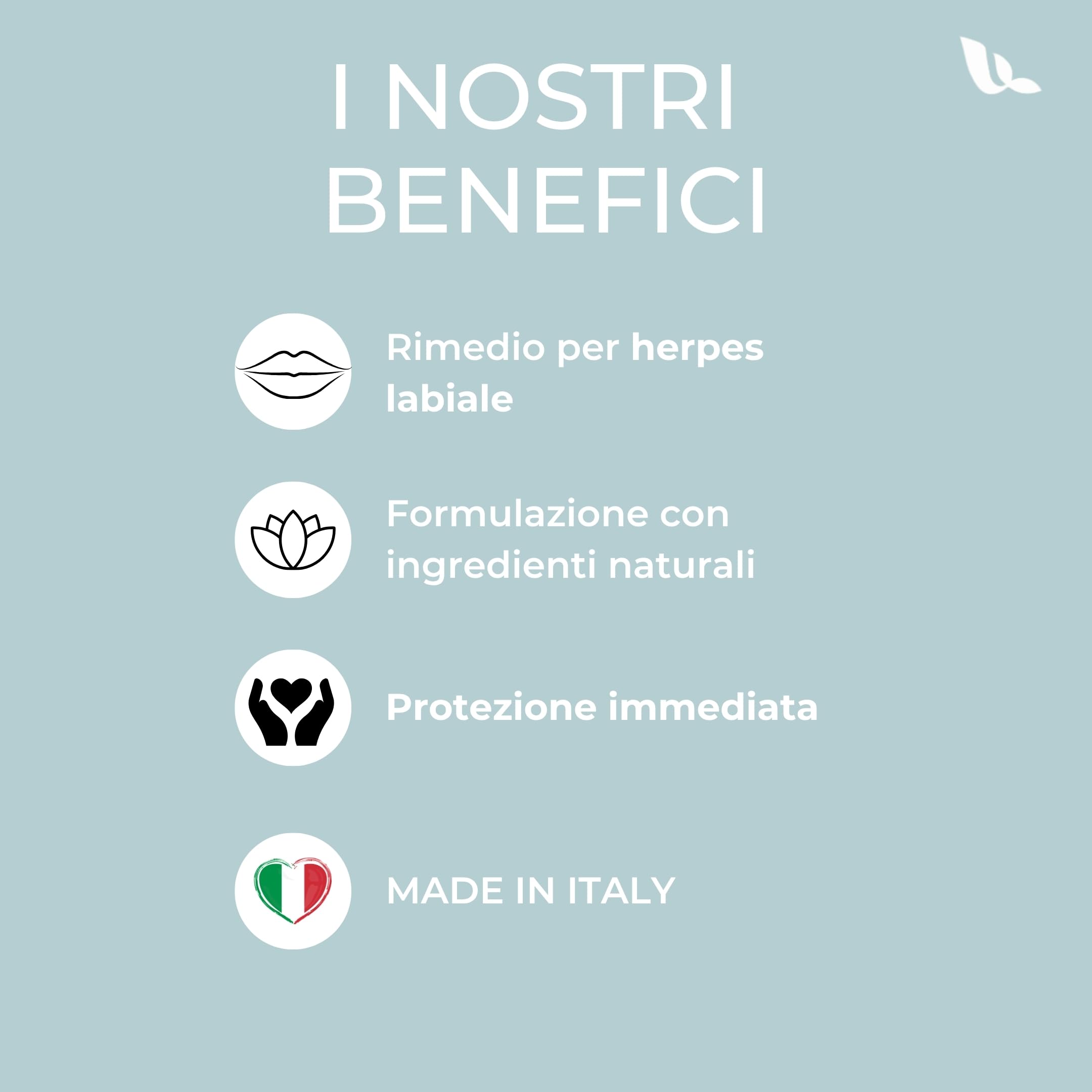 Repair Lip Balm 15ml per Herpes Labiale, Maschera Labbra Notte e Giorno, Balsamo Riparatore con Oli Naturali, Lip Mask per Labbra Screpolate, Secche
