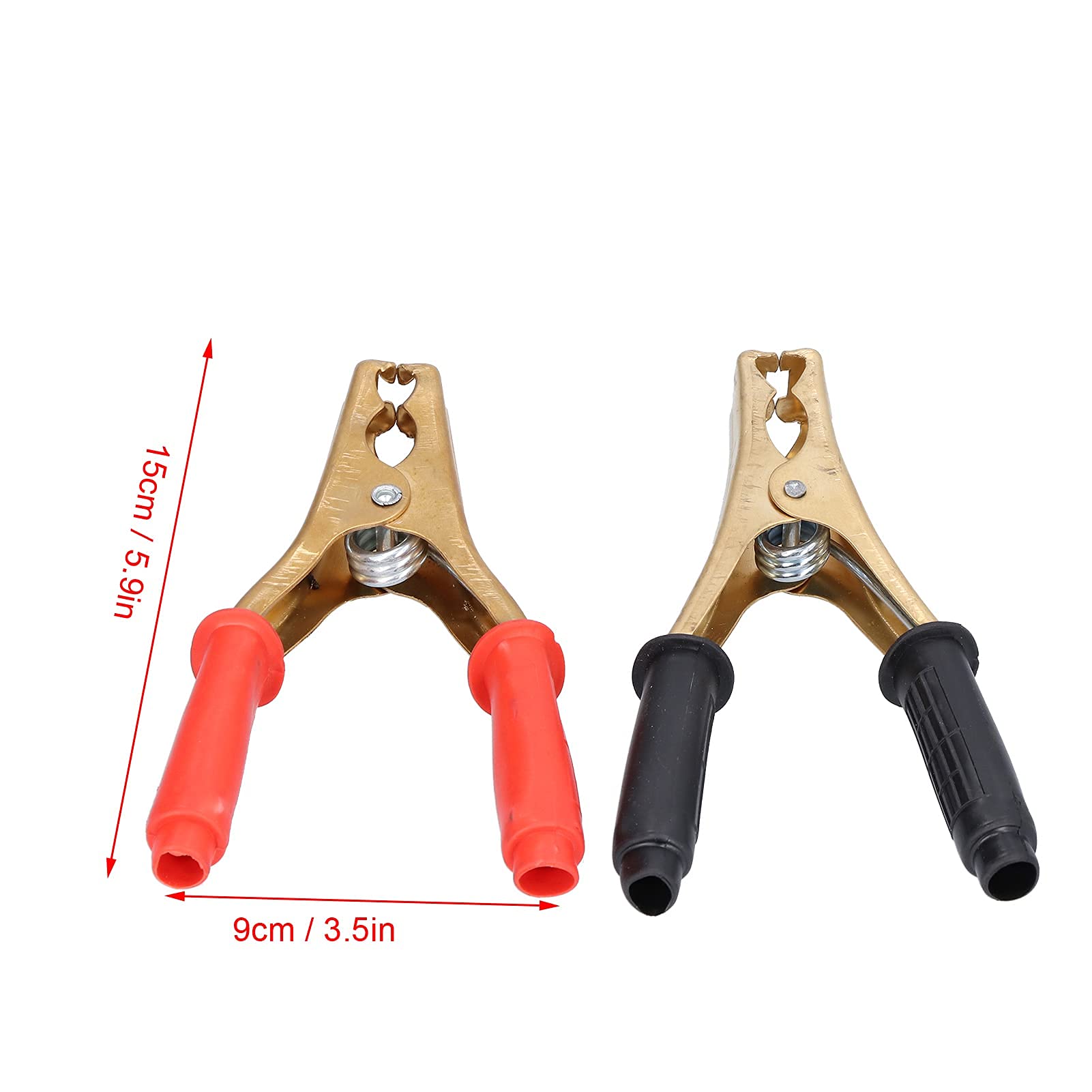Morsetti per batteria 200 A, morsetti isolati, rosso e nero, con rivestimento isolante per auto, camion, auto, barca, cavo di ricarica (6)