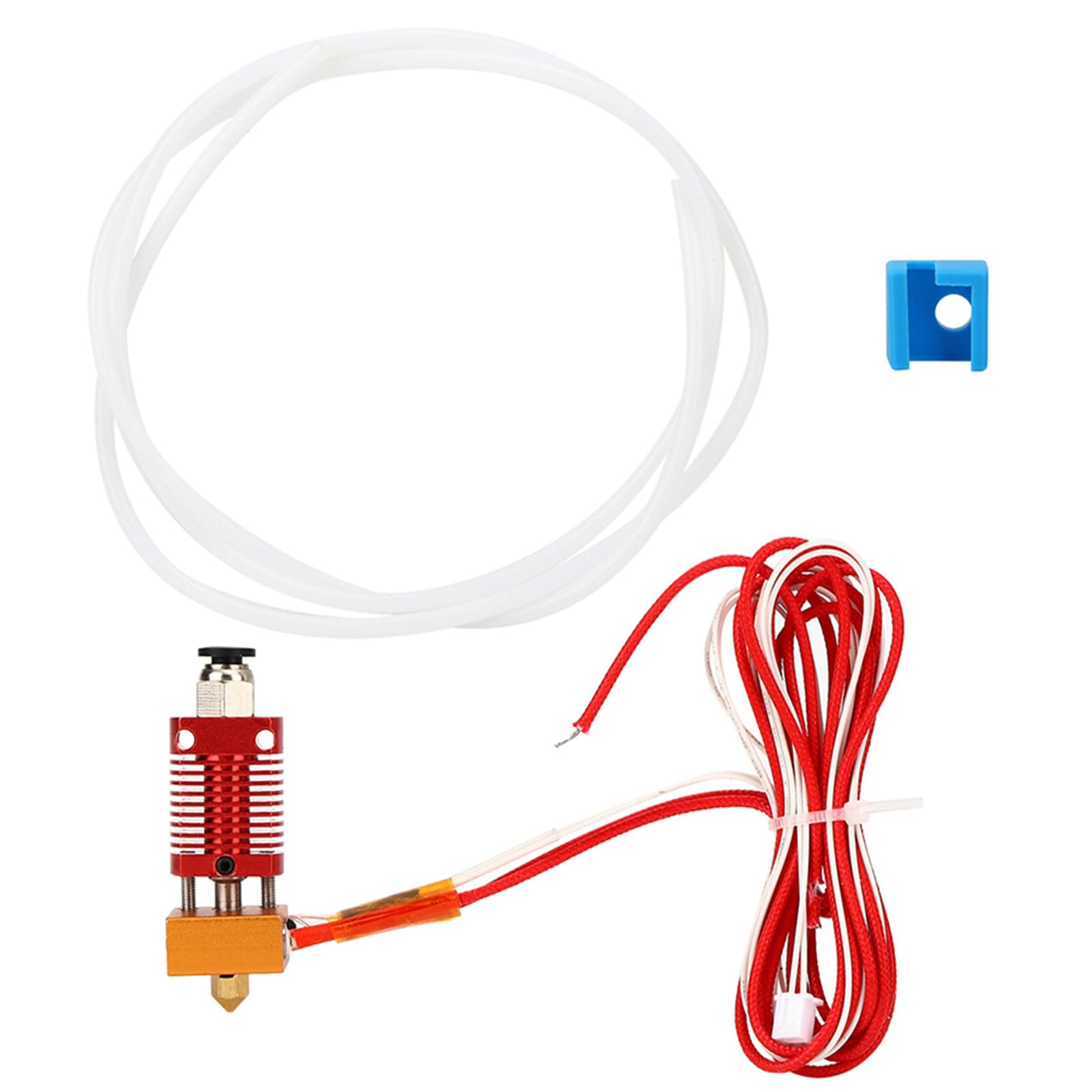 CR10 Extruder Hot End Kit, 3D Printer Replacement Parts, 24V 40W Heating Tube, Alloy Material, Fine Workmanship, Fast Heating, Efficiency