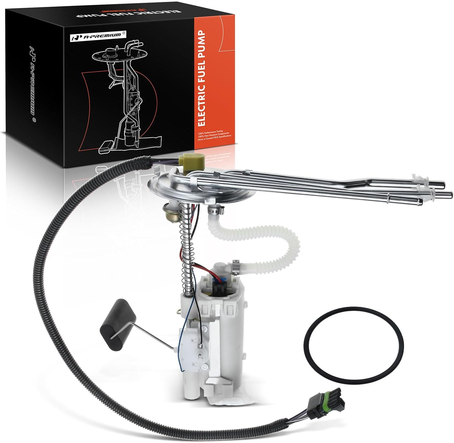 A-Premium Electric Fuel Pump Module Assembly w/Sending Unit Compatible with Cadillac Fleetwood 1994-1996 V8 5.7L, Gas, Replace# 19111402, 25028959