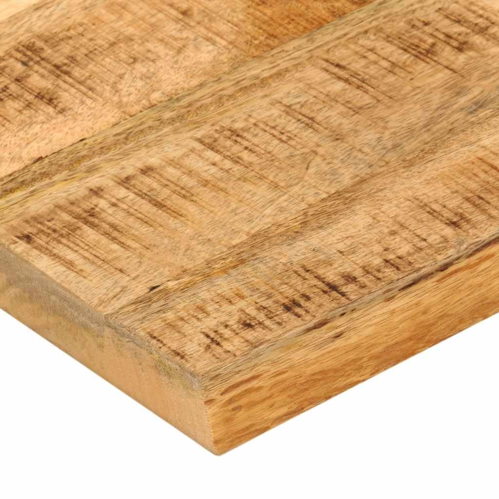 Piano da tavolo, 40 x 40 x 2,5 cm, bordo dell'albero, in legno massiccio, robusto, piano di lavoro per sala da pranzo, soggiorno, cucina, giardino, mobili di ricambio, fai da te, bricolage