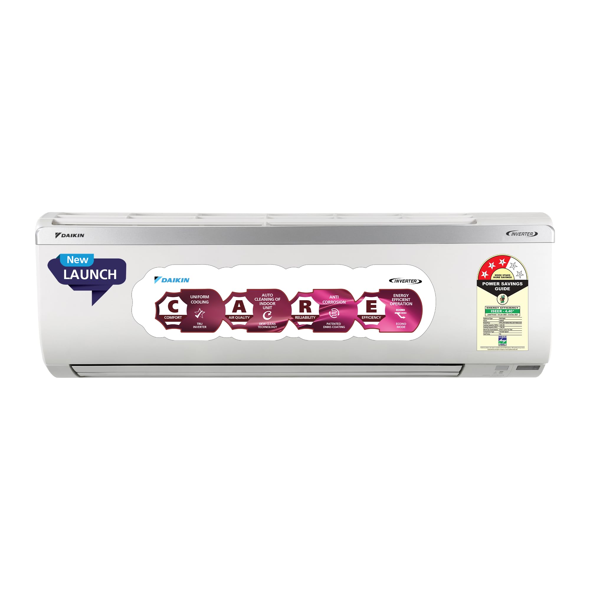 Daikin 1.0 Ton 3 Star, New Star rated, Inverter Split AC (Copper, PM2.5 Filter, MTKL35XV16, White)-image-35