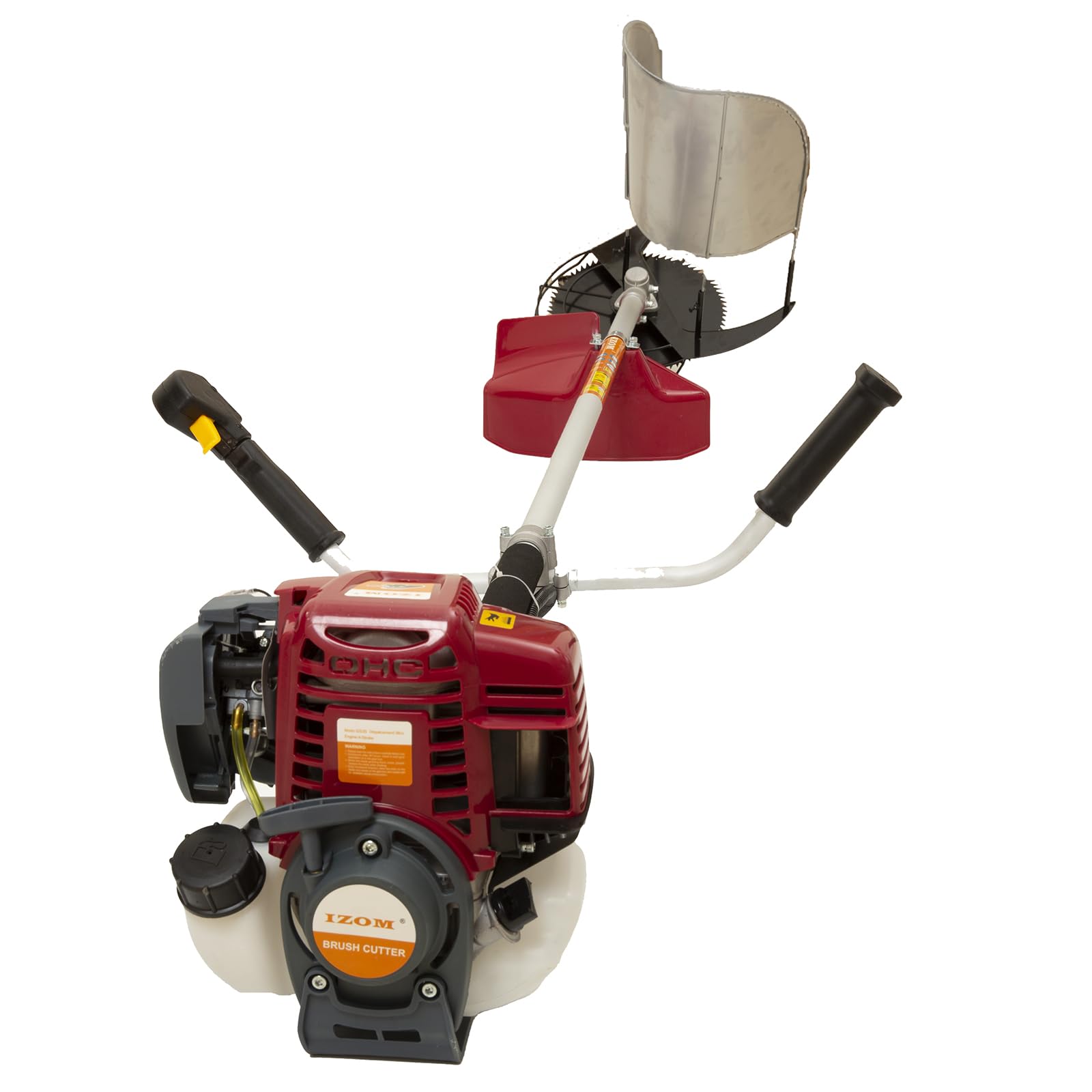 IZOM 38cc Fuel Grass Cutter Machine 4 Stroke Engine with 10000rpm, Sidepack Lawn Grass Cutter Machine for Crop cutting, Harvesting, Lightweight for Stability & Durability-image-47