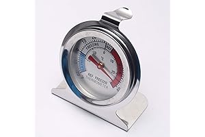 DEVMO Thermometer Classic Series Large Dial Type Hang Stand Temperature for Refrigerator...