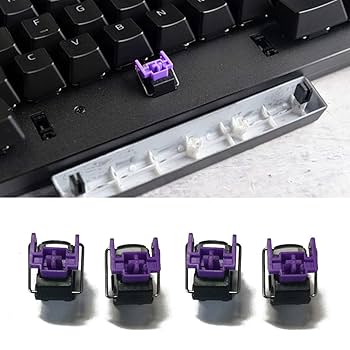 Amazon.com: Pcs Purple Optical Switches Hot Swap Switch for
