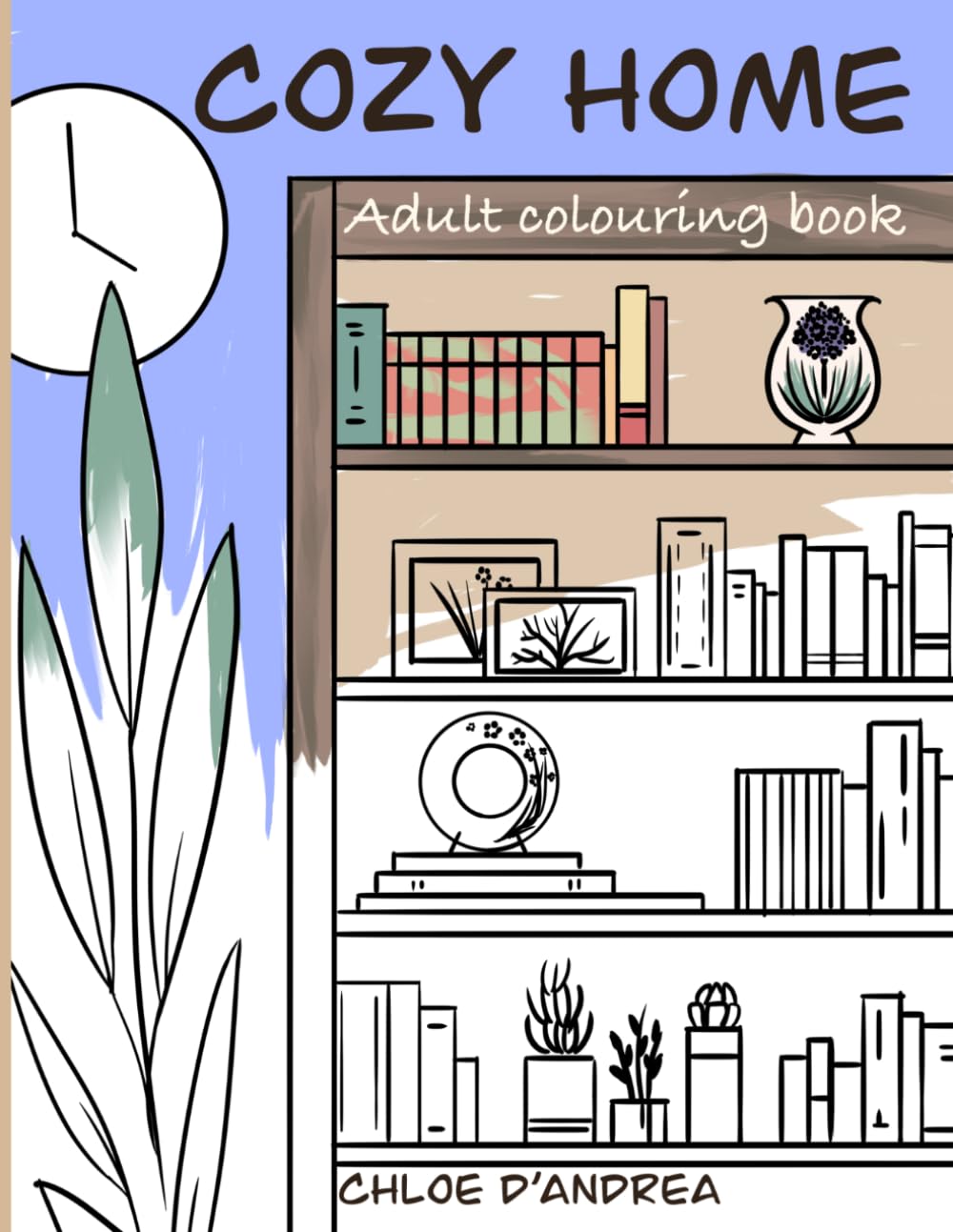 Cozy Home: Adult colouring book