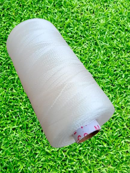 Sorzy Nylon Yarn Thread for Jewelry Making, Beading & DIY Craft Projects, White, Pack of 2 2