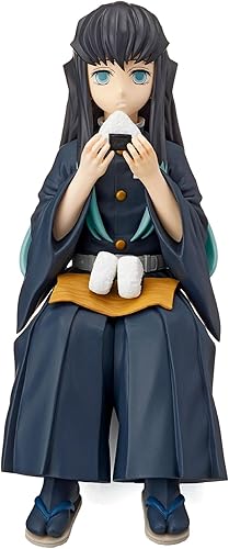 Miniatura 1 de Zueledu Figura de Demon Slayer Eat Rice Balls Tokitou Muichirou Figuras Anime Devil Slayer Decoración de escritorio Colección Juguete Regalo de