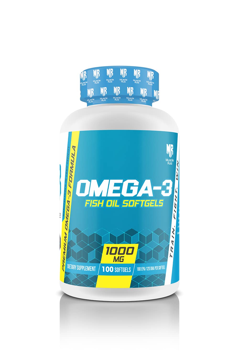 Omega-3 1000mg Fish Oil - 100 Softgels (180 EPA/120 DHA per softgel)