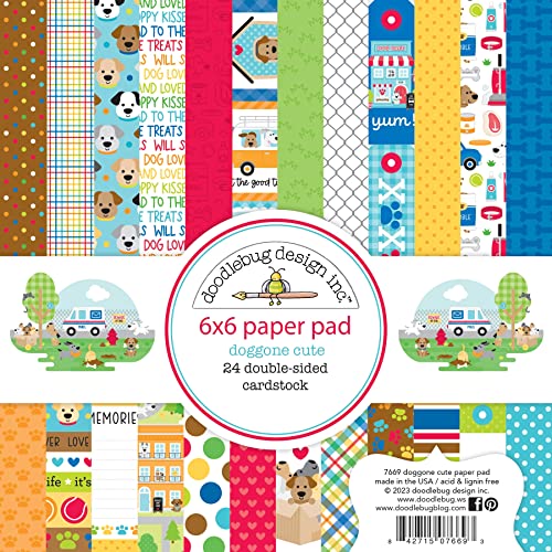 Papier Doggone Cute Doodlebug pour créer l'album de votre chien