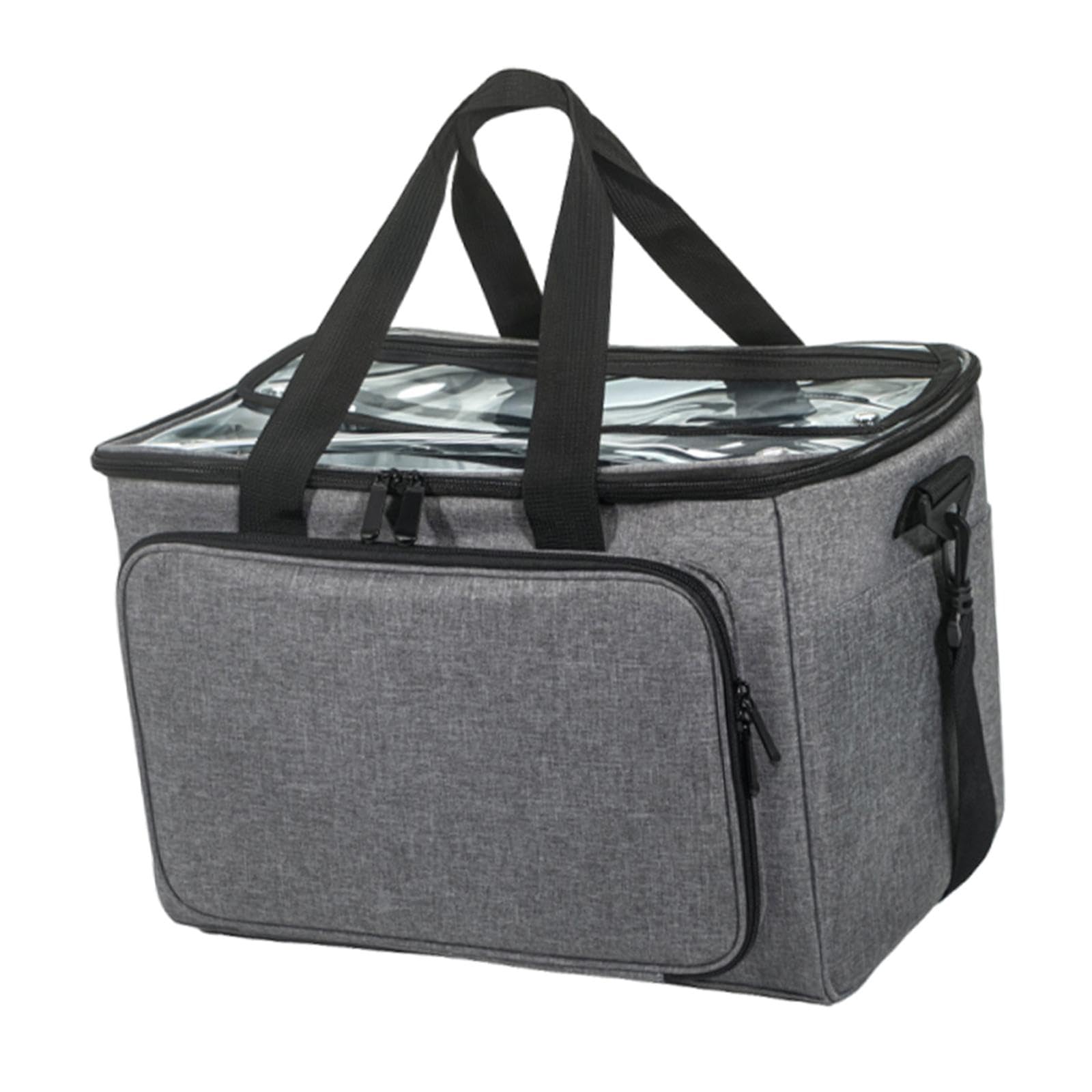 predolo Bolsa para Tejer, Bolsa para Hilo, versátil Estuche para Guardar Hilo, Ideal para proyectos sin terminar, Suministros de Costura, Accesorios y, Gris