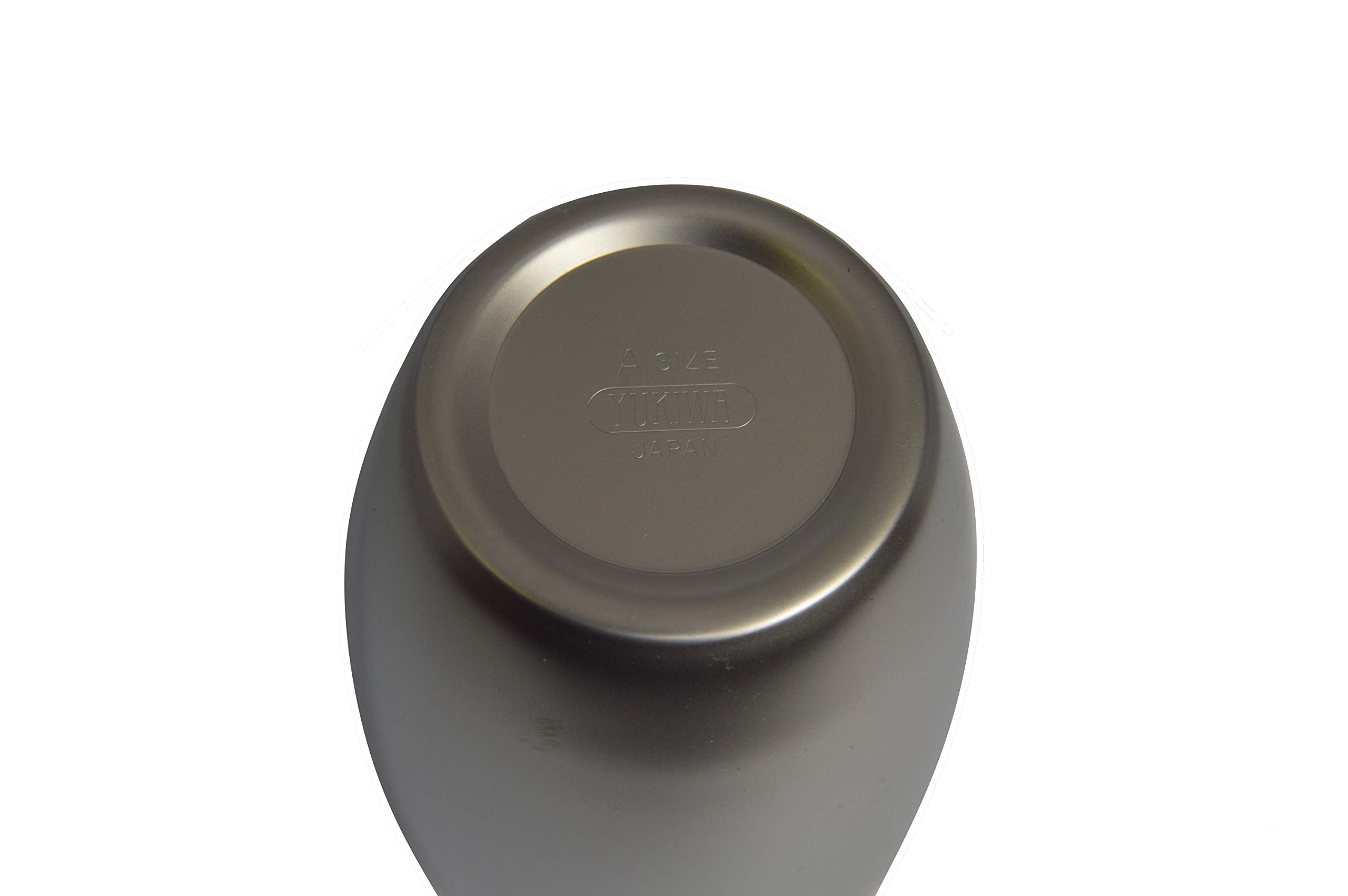 Yukiwa, shaker da cocktail, 3 pezzi, prodotto in Giappone, 2 misure disponibili (argento opaco, 36 cl)