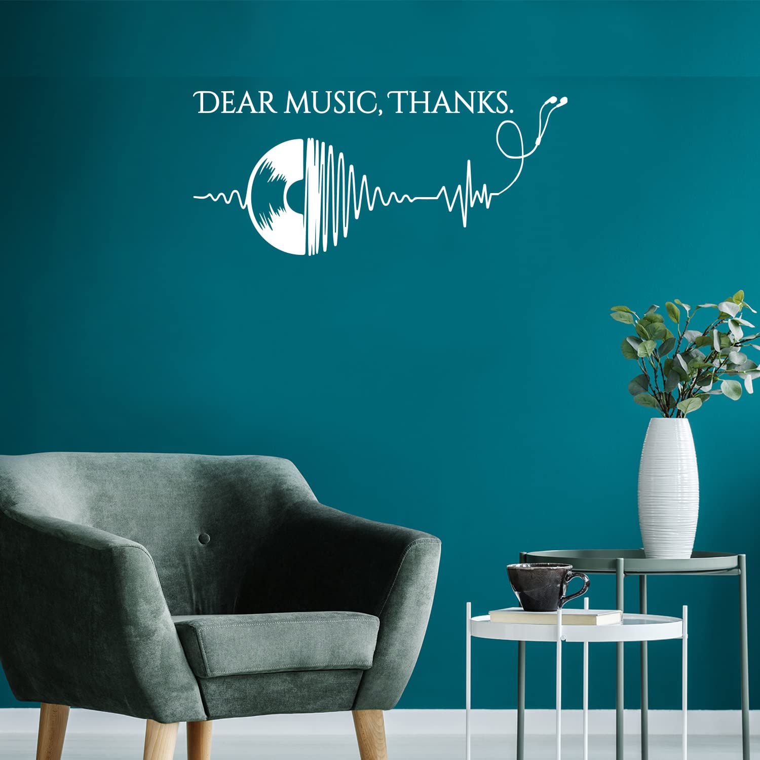 Amazon.com: Vinyl Wall Art Decal - Dear Music Thanks- 20