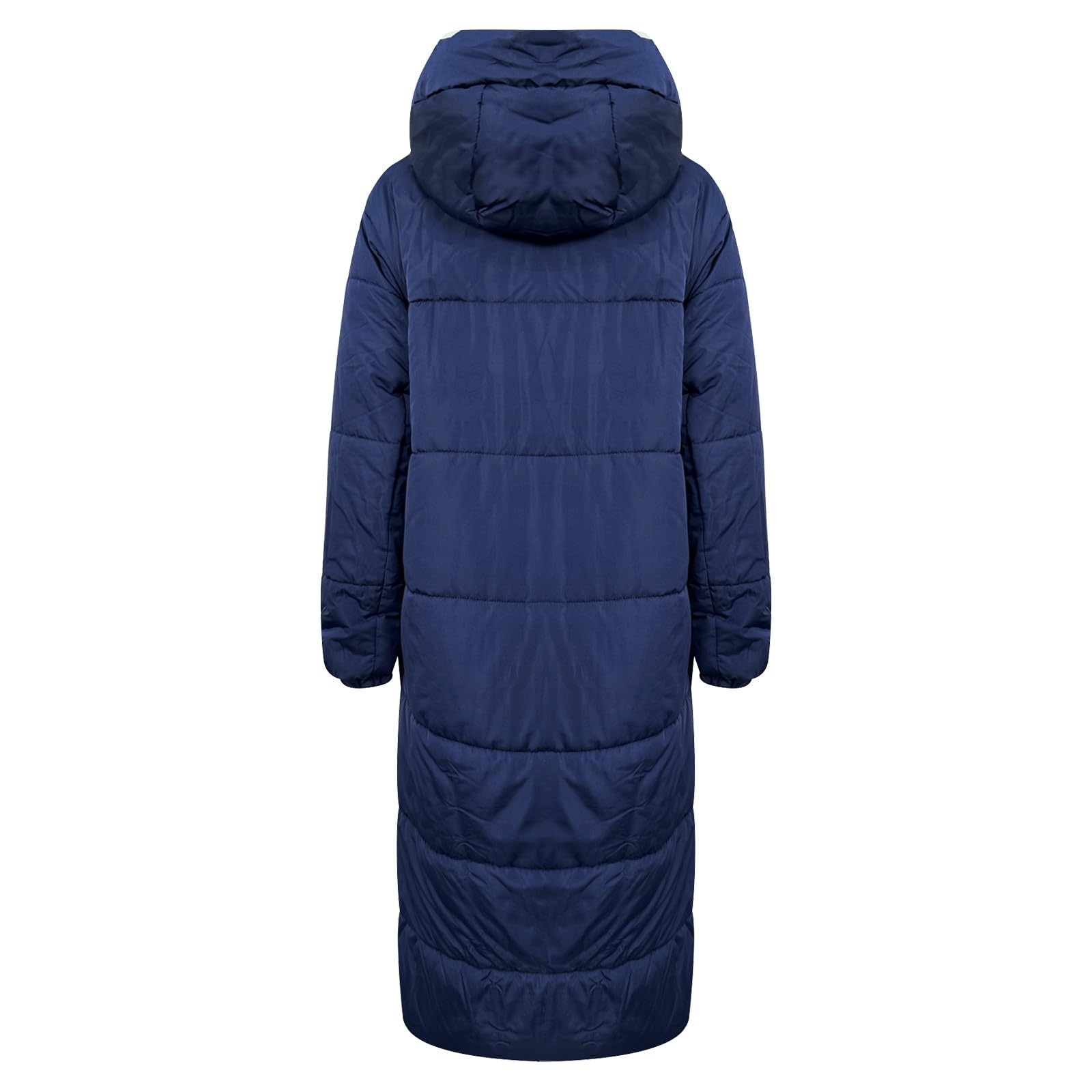 Genérico Abrigos Mujer Invierno Chaqueta Con Cremallera De Piel Sintética Cálido Larga Plumifero Cortavientos Con Bolsillos Plumiferos Impermeable Termica Ropa Para El Frio Extremo