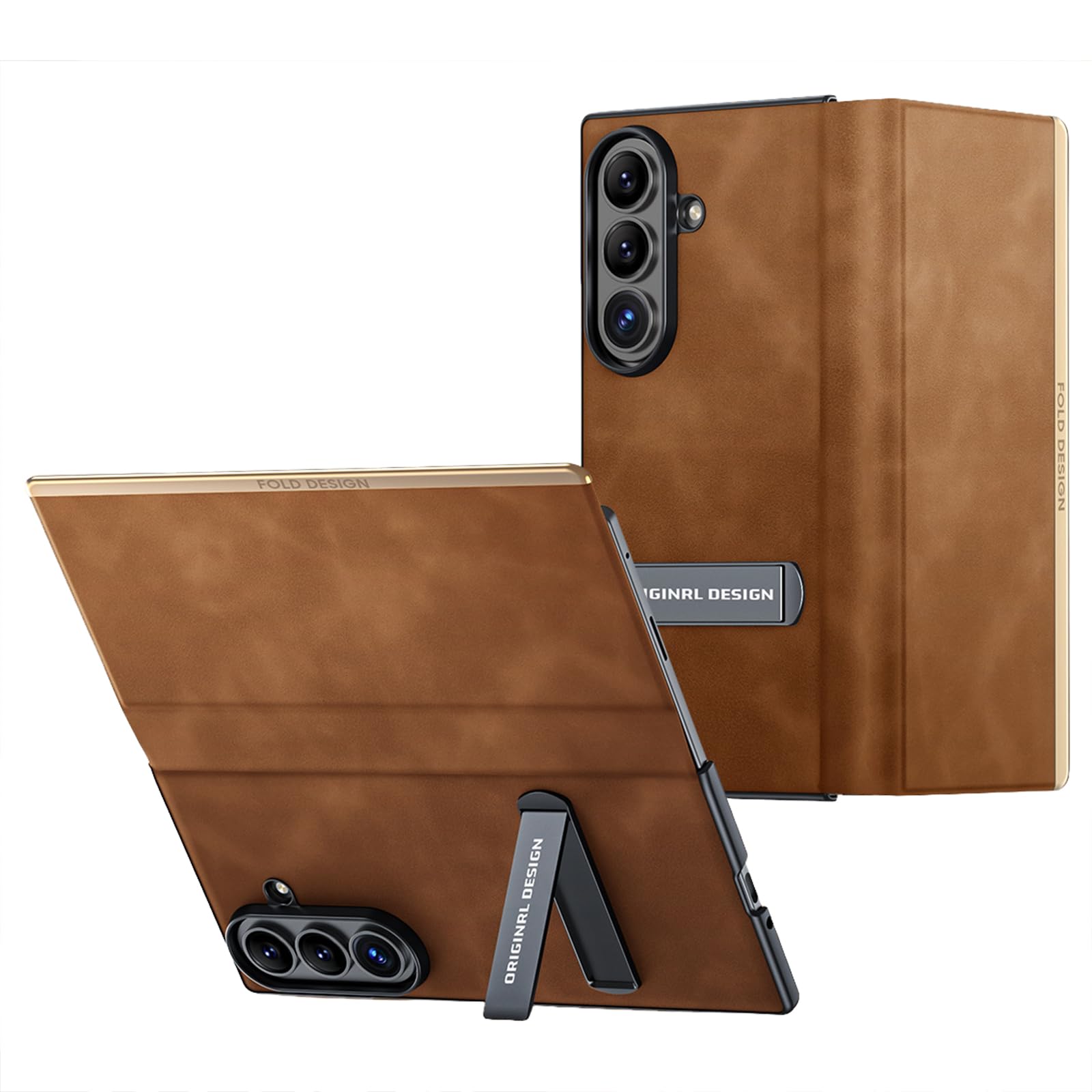 Housse Samsung Galaxy Z Fold 8 Ultra protection intégrale tout compris antichoc marron