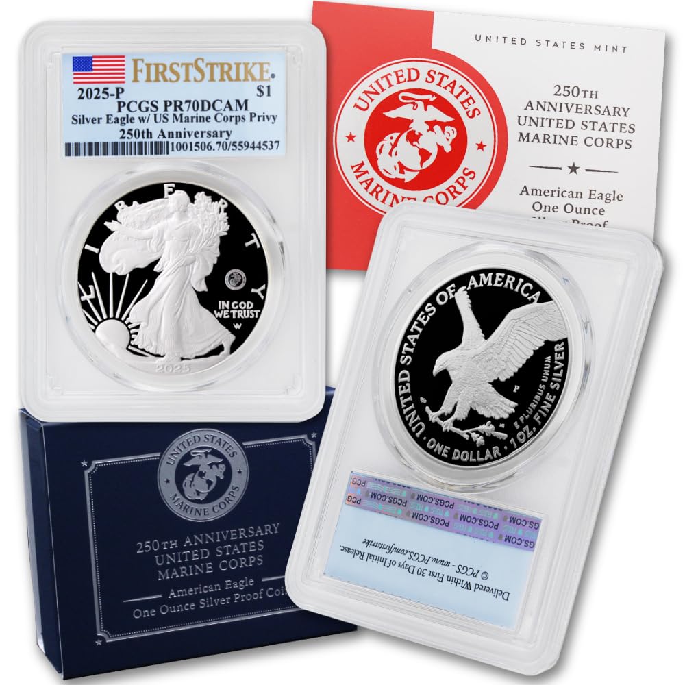 2025 American Silver Eagle - PR70 Deep Cameo PCGS -1